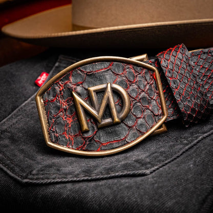 Marco Di Milano Arkansas Belt BlackCherry