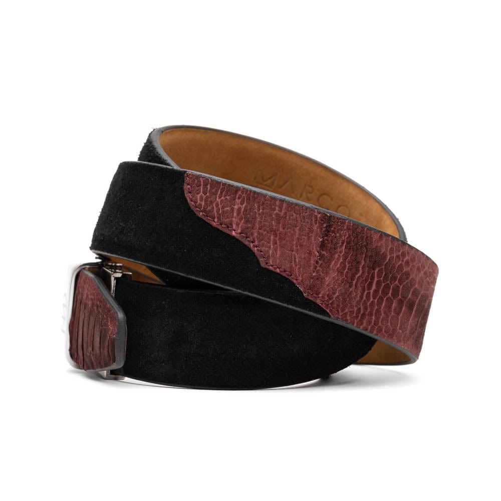 Marco Di Milano Belts Hugo Belt Wine / Black