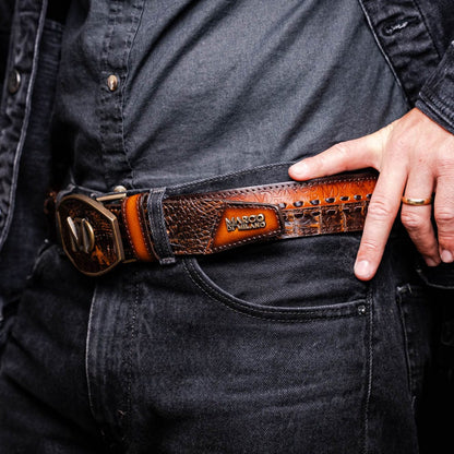 Marco Di Milano Belts Montana Belt Aged Brown