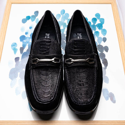 Marco Di Milano FT Hugo Ostrich Black