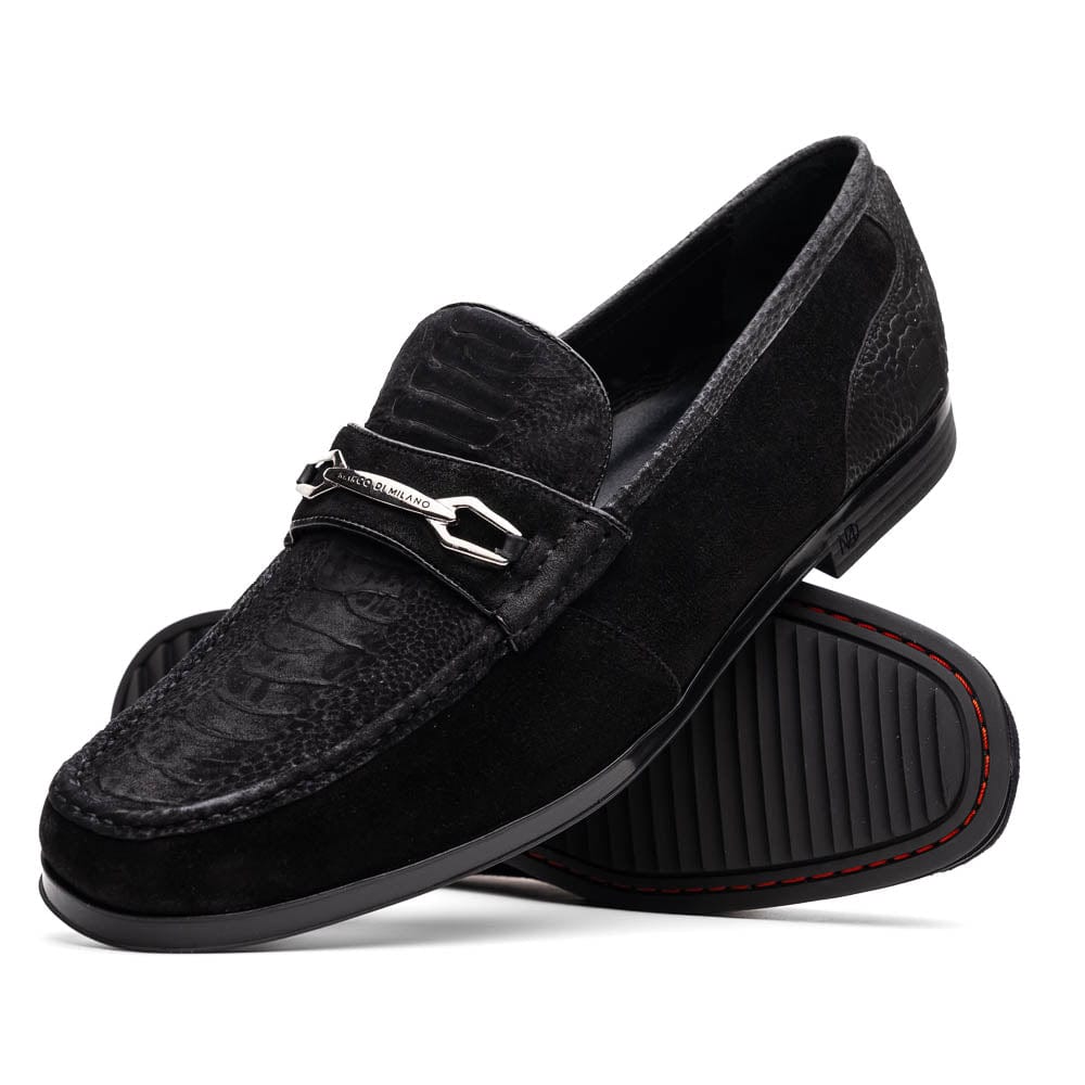 Marco Di Milano FT Hugo Ostrich Black
