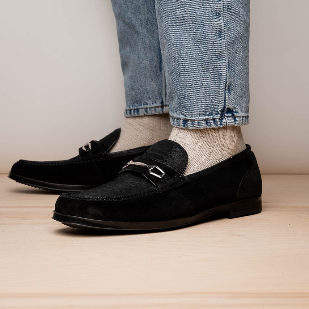 Marco Di Milano FT Hugo Ostrich Black