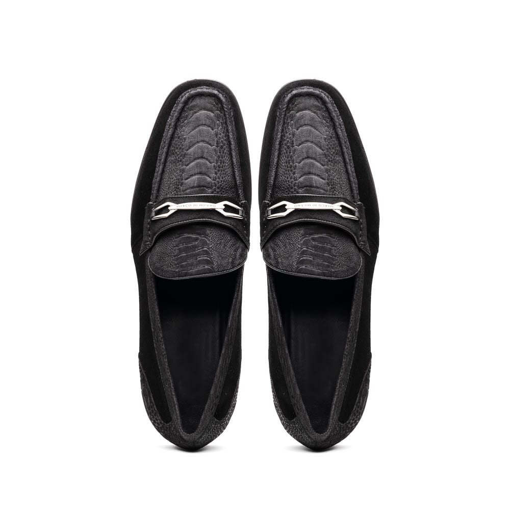Marco Di Milano FT Hugo Ostrich Black