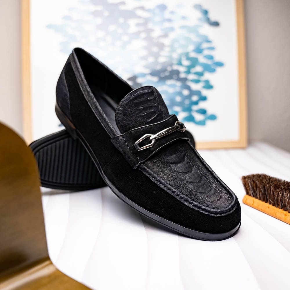 Marco Di Milano FT Hugo Ostrich Black