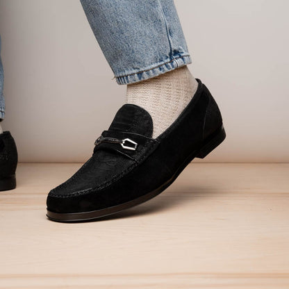 Marco Di Milano FT Hugo Ostrich Black