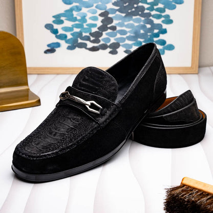 Marco Di Milano FT Hugo Ostrich Black