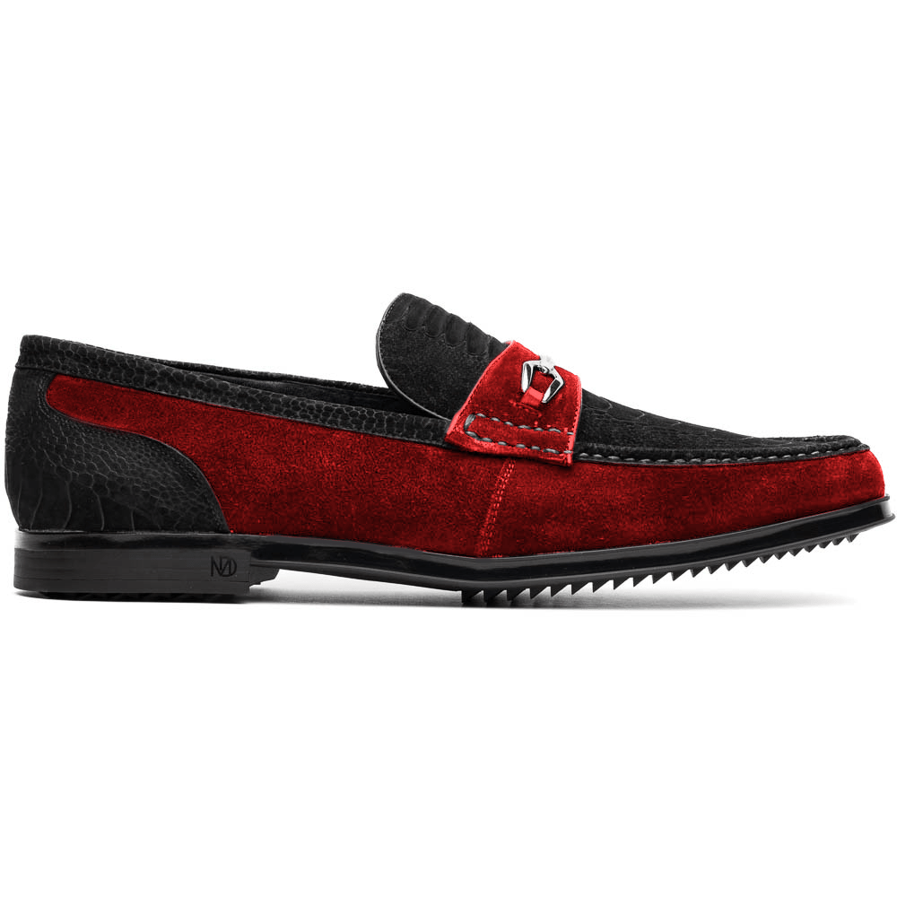Marco Di Milano FT Hugo Ostrich Black / Red