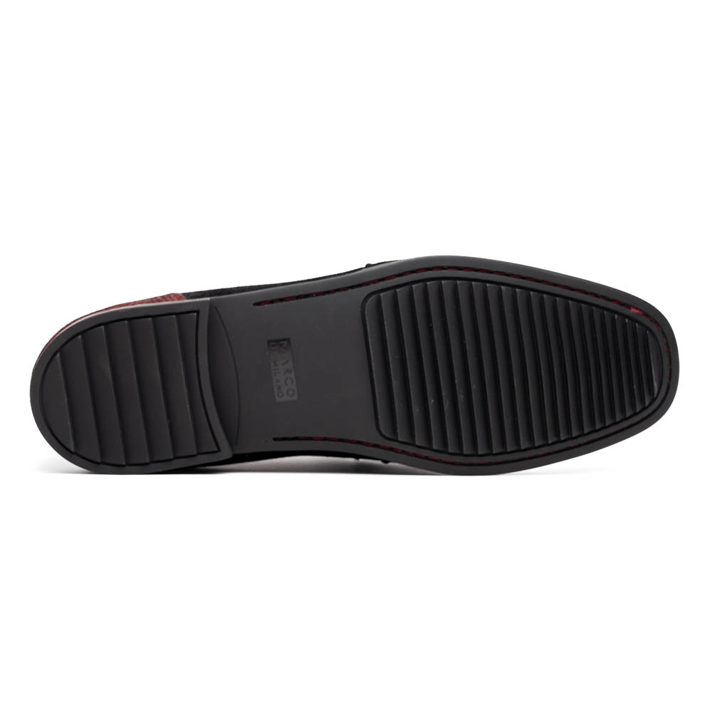 Marco Di Milano FT Hugo Ostrich Black / Red