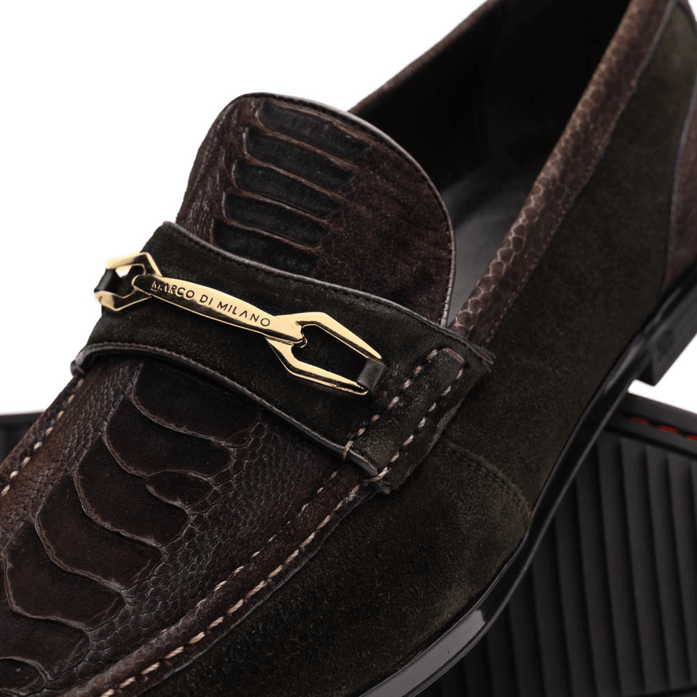 Marco Di Milano FT Hugo Ostrich Brown