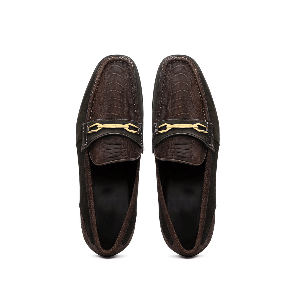 Marco Di Milano FT Hugo Ostrich Brown