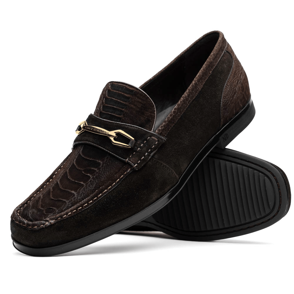 Marco Di Milano FT Hugo Ostrich Brown