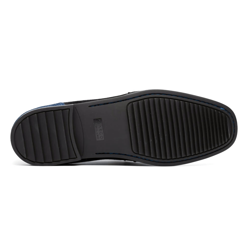 Marco Di Milano FT Hugo Ostrich Navy / Brown