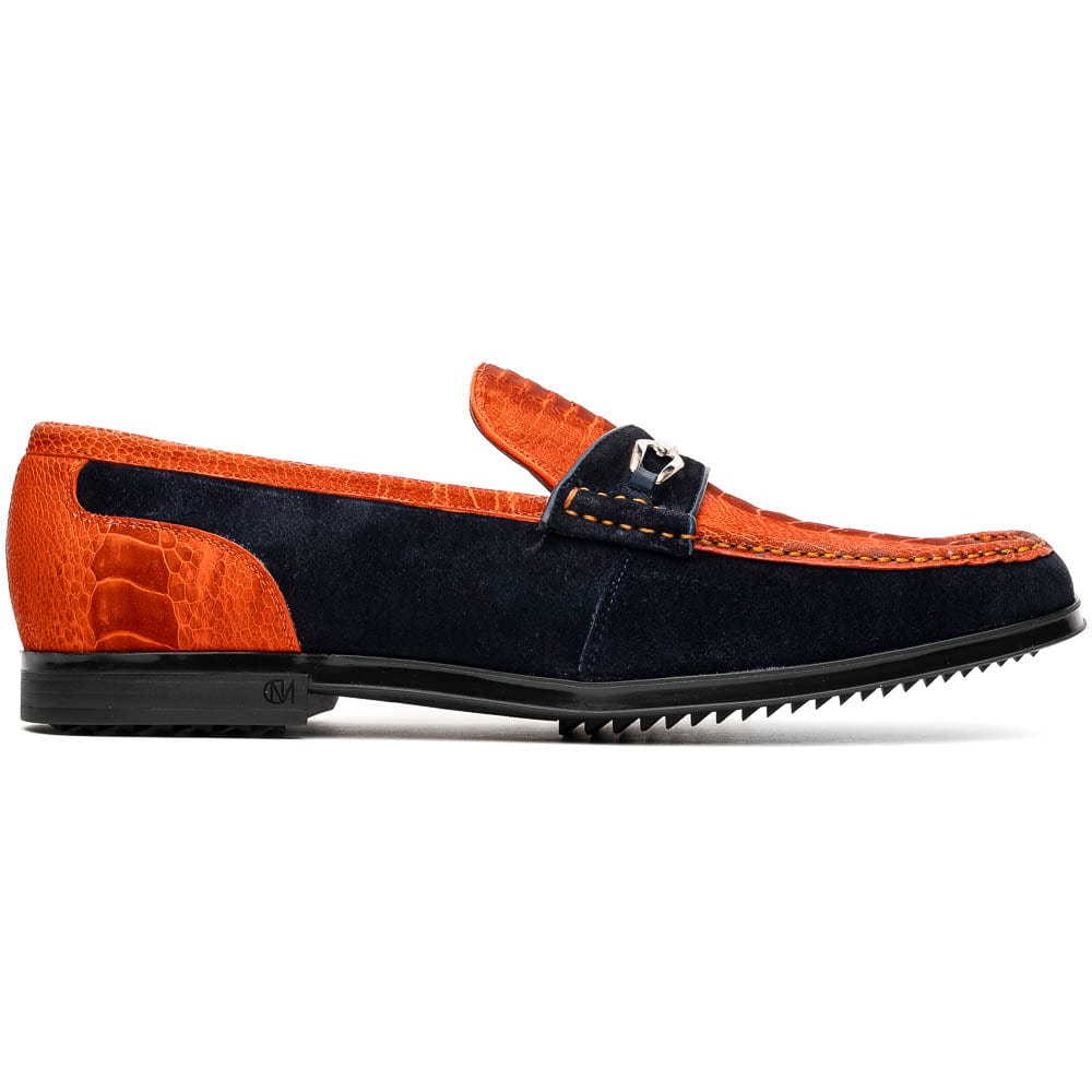 Marco Di Milano FT Hugo Ostrich Orange / Navy