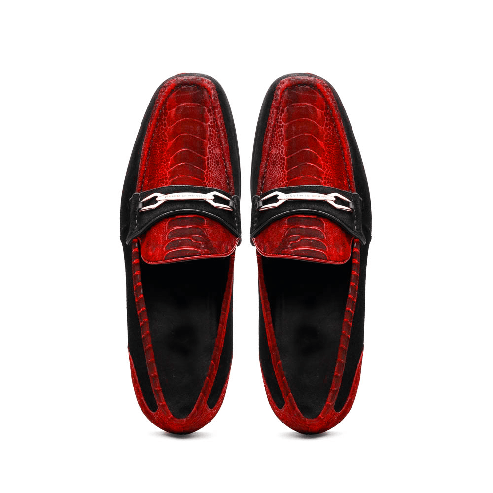 Marco Di Milano FT Hugo Ostrich Red / Black