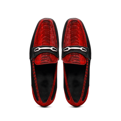 Marco Di Milano FT Hugo Ostrich Red / Black