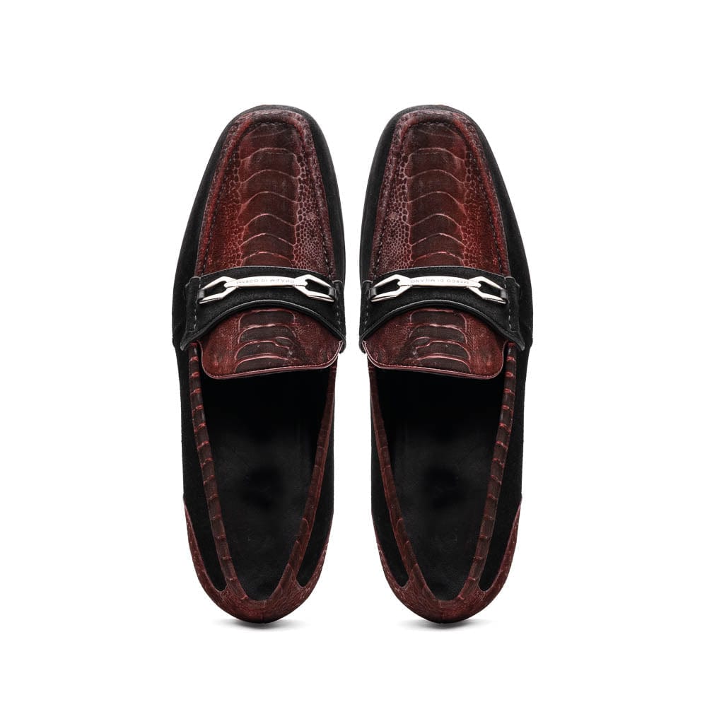 Marco Di Milano FT Hugo Ostrich Wine / Black