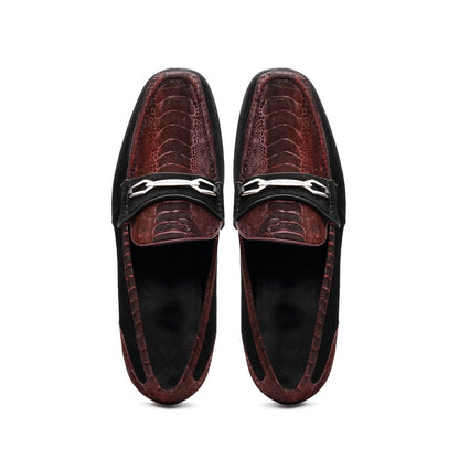 Marco Di Milano FT Hugo Ostrich Wine / Black