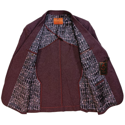 MARENZIO GROUP, INC. J C F Cigar Men’s Wool-Blend  Blazer -J7107