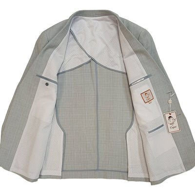 MARENZIO GROUP, INC. J C S Cigar Men’s Textured Blazer Classic Fit Notch Lapel Jacket/ J-7041