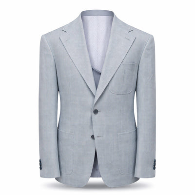 MARENZIO GROUP, INC. J C S Cigar Men’s Textured Blazer Classic Fit Notch Lapel Jacket/ J-7041