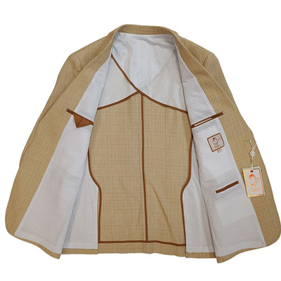 MARENZIO GROUP, INC. J C S Cigar Men’s Textured Blazer Classic Fit Notch Lapel Jacket/ J-7041