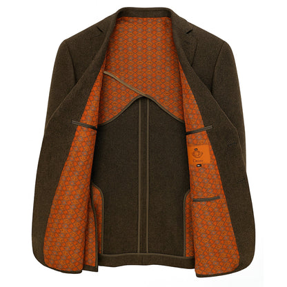 MARENZIO GROUP, INC. J CF Cigar 100% Wool Blazer/ J-7011