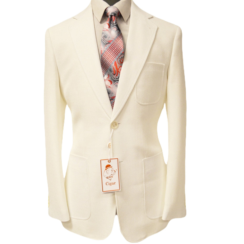 MARENZIO GROUP, INC. J CS WHITE / MED CGR SPRING SPORT COAT/J-6075