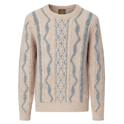 MARENZIO GROUP, INC. K S BEIGE / MED CGR SWEATER CR-562