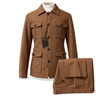 MARENZIO GROUP, INC. O F L COPPER / MED Cigar Men’s Two-Piece Walking Suit – CJP-843