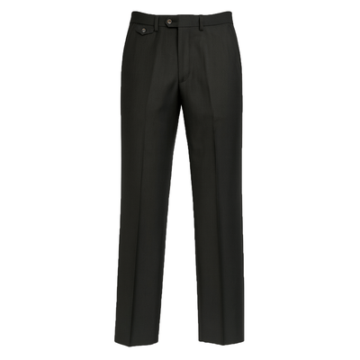 MARENZIO GROUP, INC. P CF BLACK / 32 CGR Flat Front Pants/Sl-851