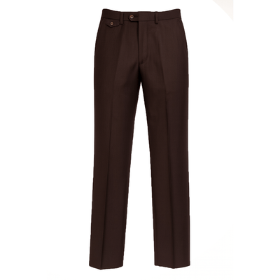 MARENZIO GROUP, INC. P CF BROWN / 32 CGR Flat Front Pants/Sl-851