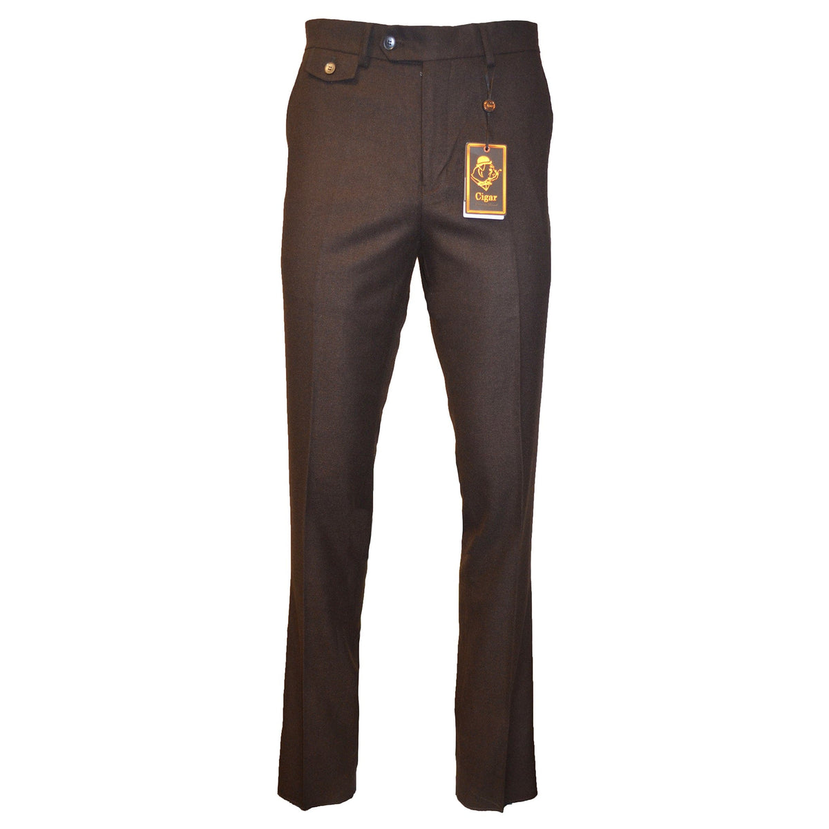 MARENZIO GROUP, INC. P CF BROWN / 32 SOLID PANTS/SL-600