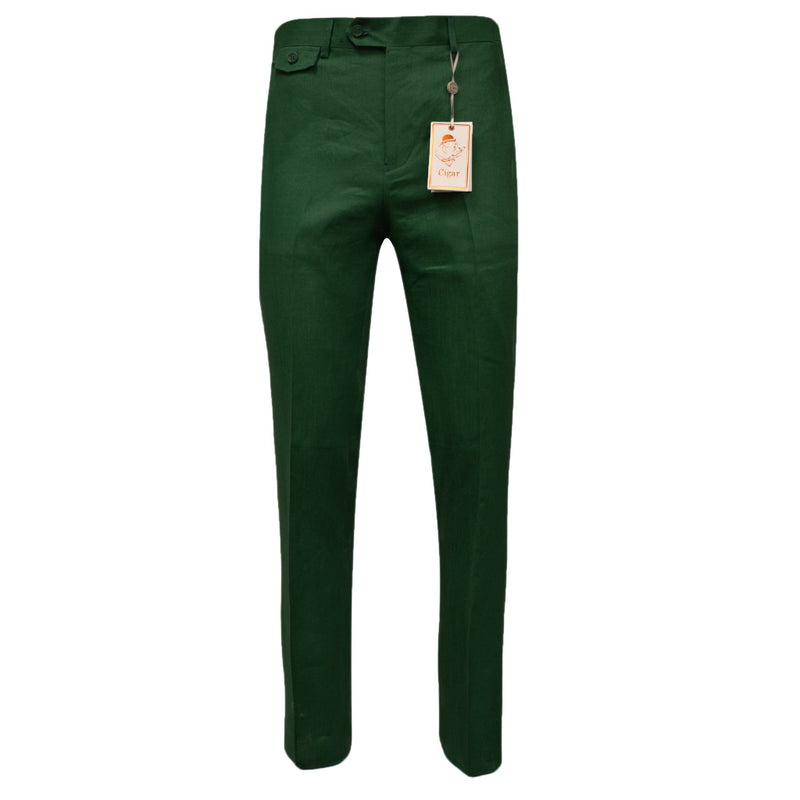 MARENZIO GROUP, INC. P CS FOREST / 32 CGR 100%LINEN PANTS/Sl-701