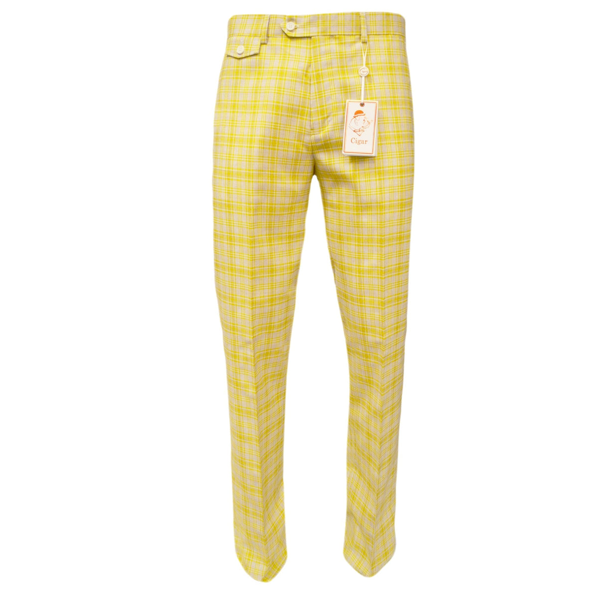 MARENZIO GROUP, INC. P DM YELLOW / 32 CGR DRESS PANTS/Sl-750