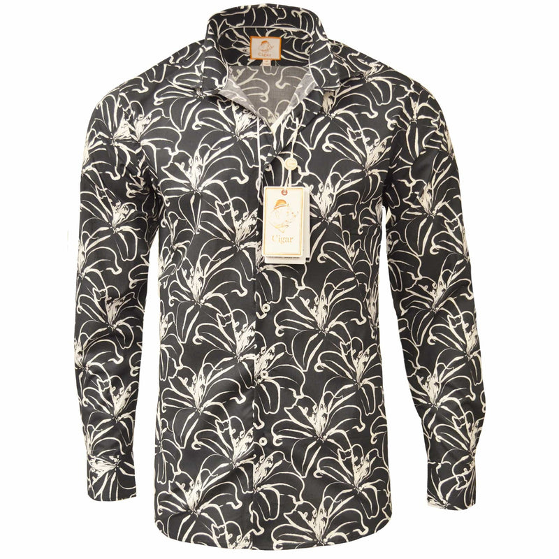 MARENZIO GROUP, INC. S AL BLACK / MED CIGAR ORGINAL SPORT SHIRTS/S-5022