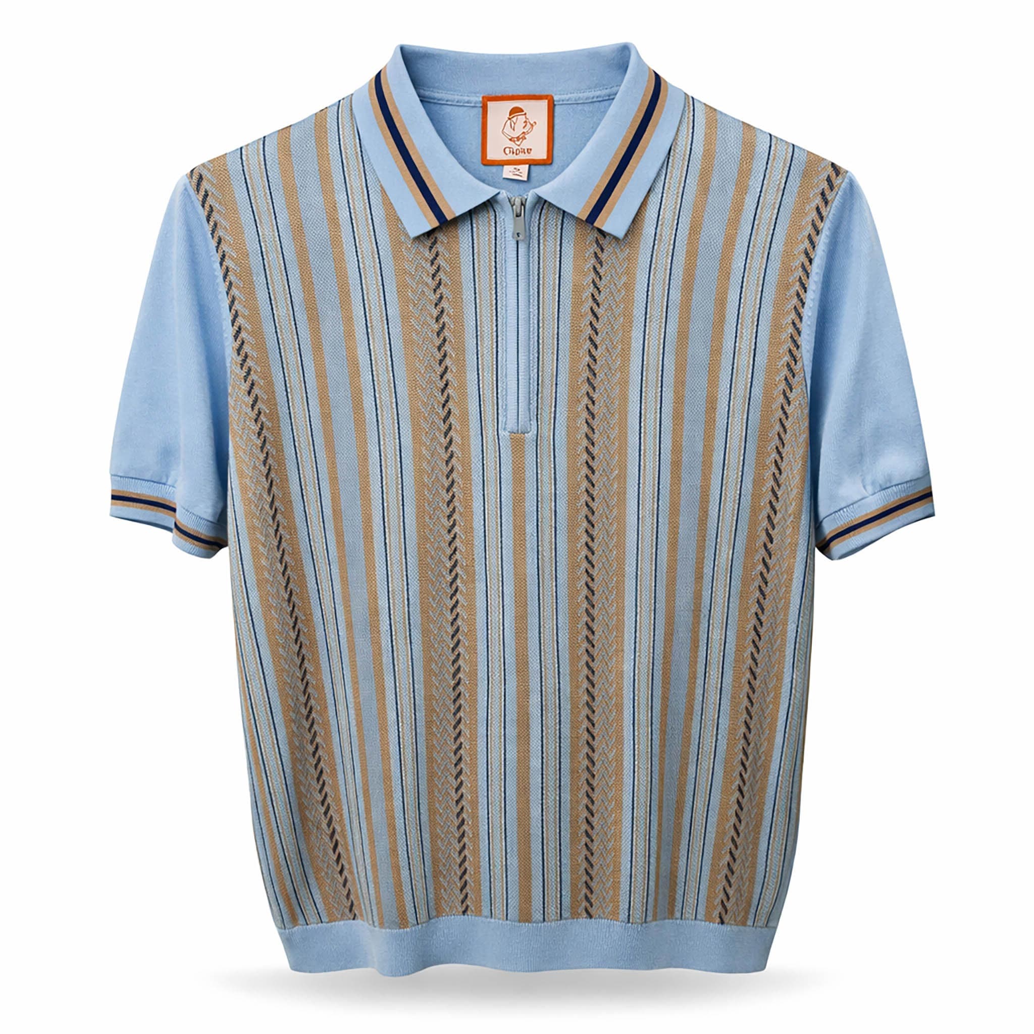 MARENZIO GROUP, INC. T P S SKY / MED Cigar Premium Short Sleeve Knit Collection/Pj-1619