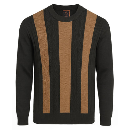 MARENZIO GROUP, INC. T PL GREY / M CGR CREW SWEATER/CR-443