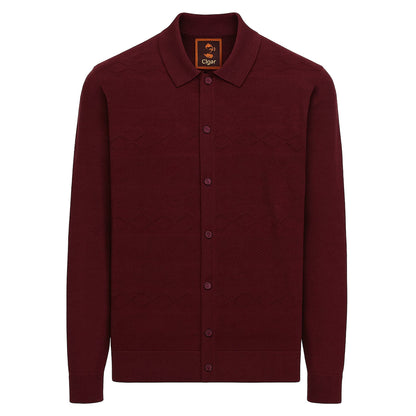 MARENZIO GROUP, INC. T PL WINE / M CGR KNIT SHIRT/KS-431