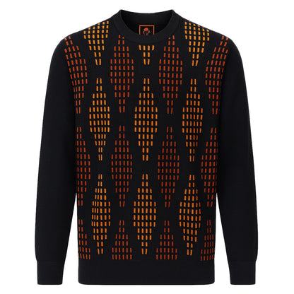 MARENZIO GROUP, INC. T PL BLACK / M CGR POLO SWEATER/CRG-553