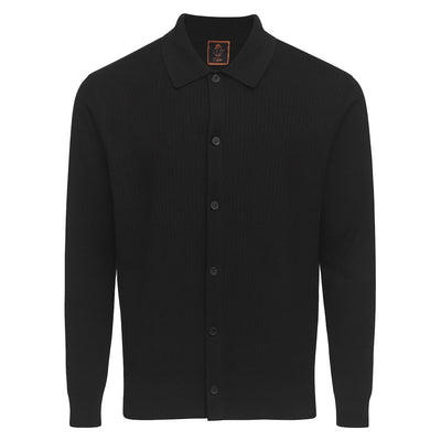 MARENZIO GROUP, INC. T PL BLACK / M CGR SOLID KNIT SHIRT/KS-432