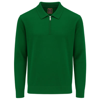 MARENZIO GROUP, INC. T PL GREEN / M CGR SOLID POLO SWEATER