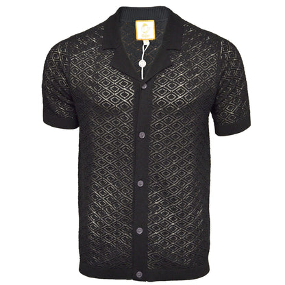 MARENZIO GROUP, INC. T PS BLACK / MED CGR POLO KNITS/KS-1551
