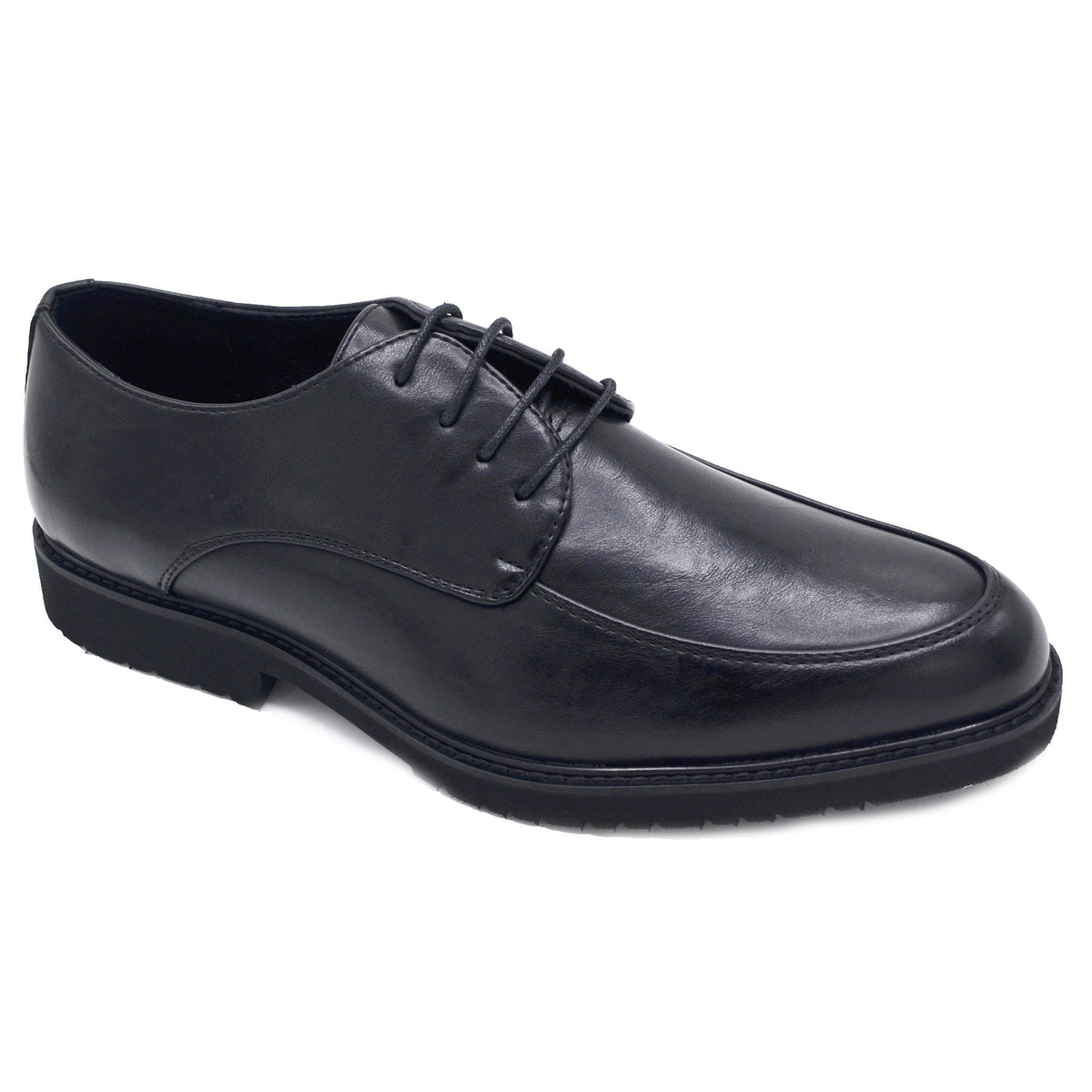 VITTO ROSSI Black Leather Lace-Up Sneakers Men’s Casual Comfy Shoes US 8 Rossini Italian Designer Men main image 2