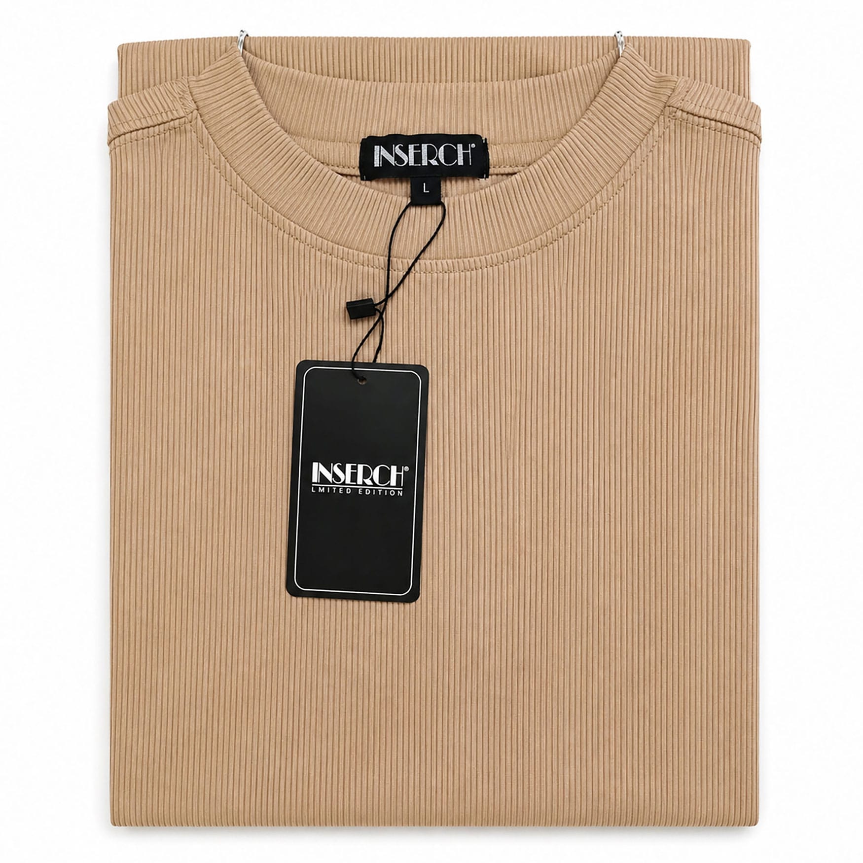 MERC USA, INC INSEARCH T P S Inserch Men’s Ribbed Short Sleeve Knit Shirt-T299