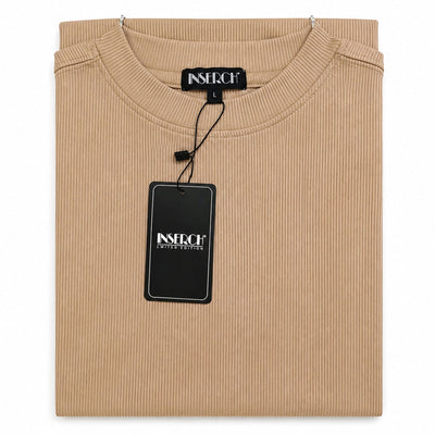 MERC USA, INC INSEARCH T P S Inserch Men’s Ribbed Short Sleeve Knit Shirt-T299