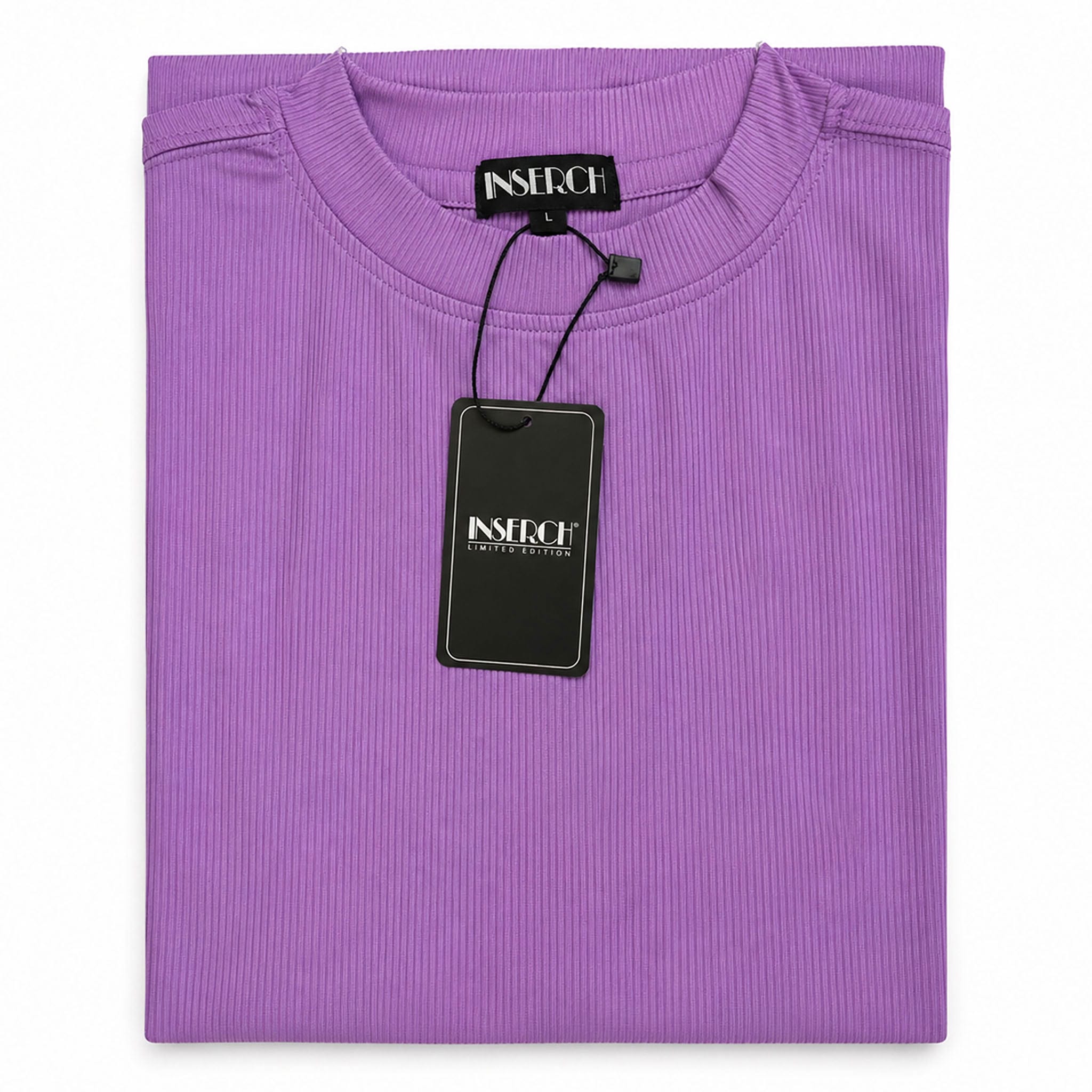 MERC USA, INC INSEARCH T P S Inserch Men’s Ribbed Short Sleeve Knit Shirt-T299