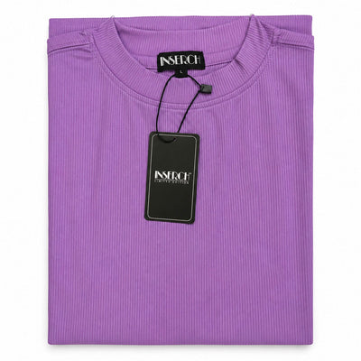MERC USA, INC INSEARCH T P S Inserch Men’s Ribbed Short Sleeve Knit Shirt-T299