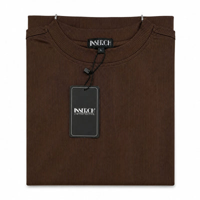 MERC USA, INC INSEARCH T P S Inserch Men’s Ribbed Short Sleeve Knit Shirt-T299