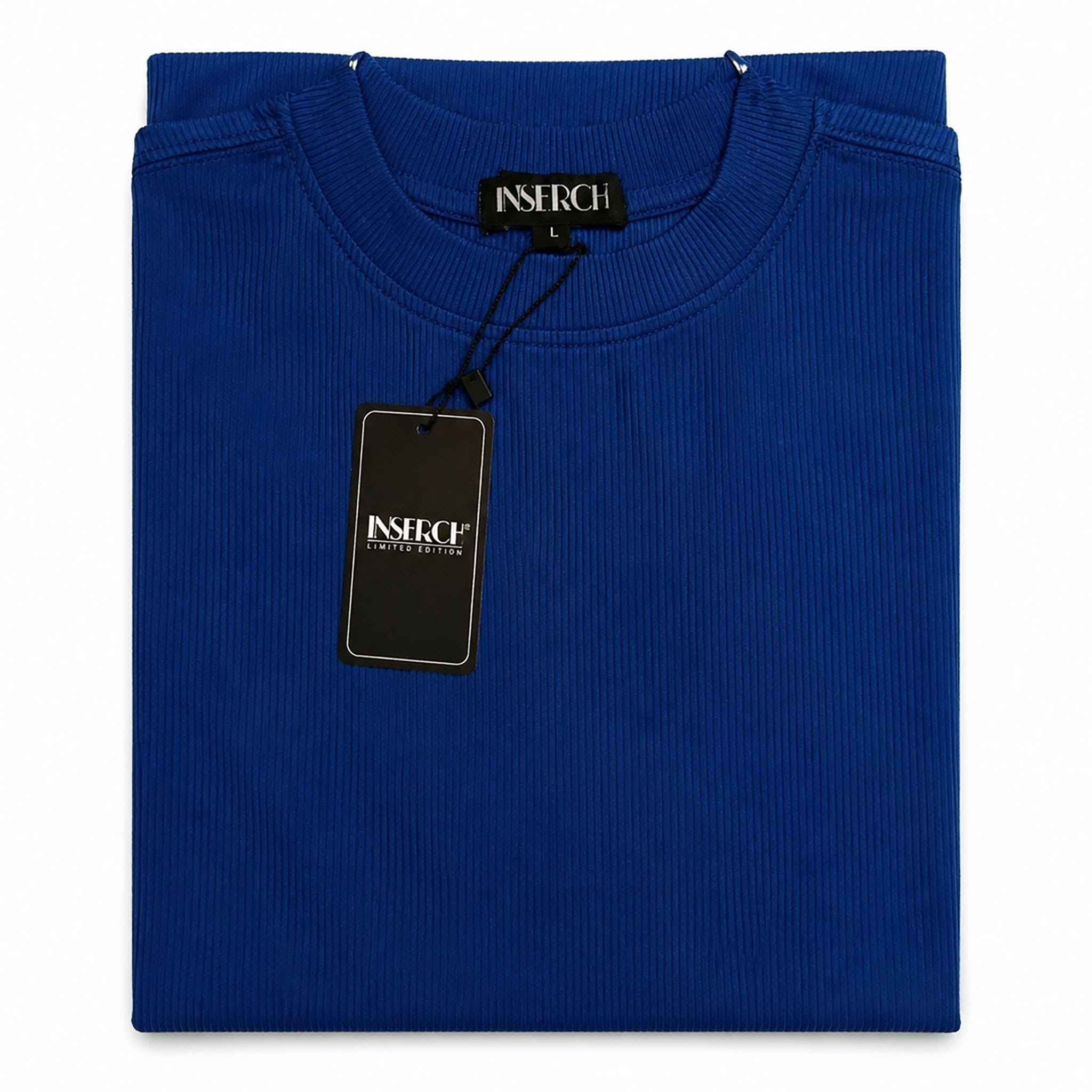 MERC USA, INC INSEARCH T P S Inserch Men’s Ribbed Short Sleeve Knit Shirt-T299