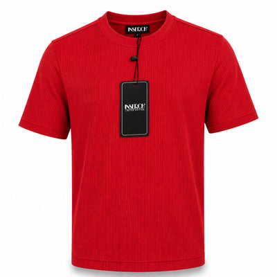 MERC USA, INC INSEARCH T P S 170-CHIL / MED Inserch Men’s Ribbed Short Sleeve Knit Shirt-T299